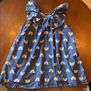 Stella McCartney Kids Blue Rainbow Dress